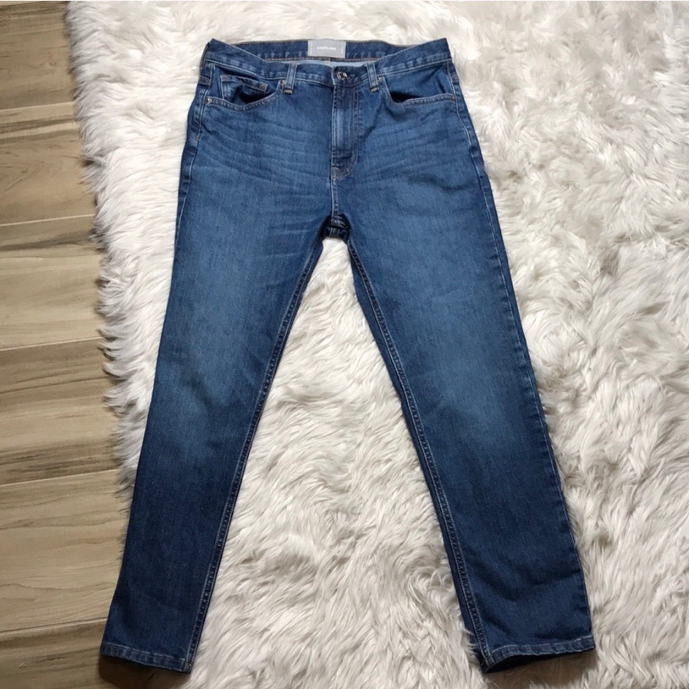 Everlane Cheeky Straight Jeans 28 Reg. FADED IND